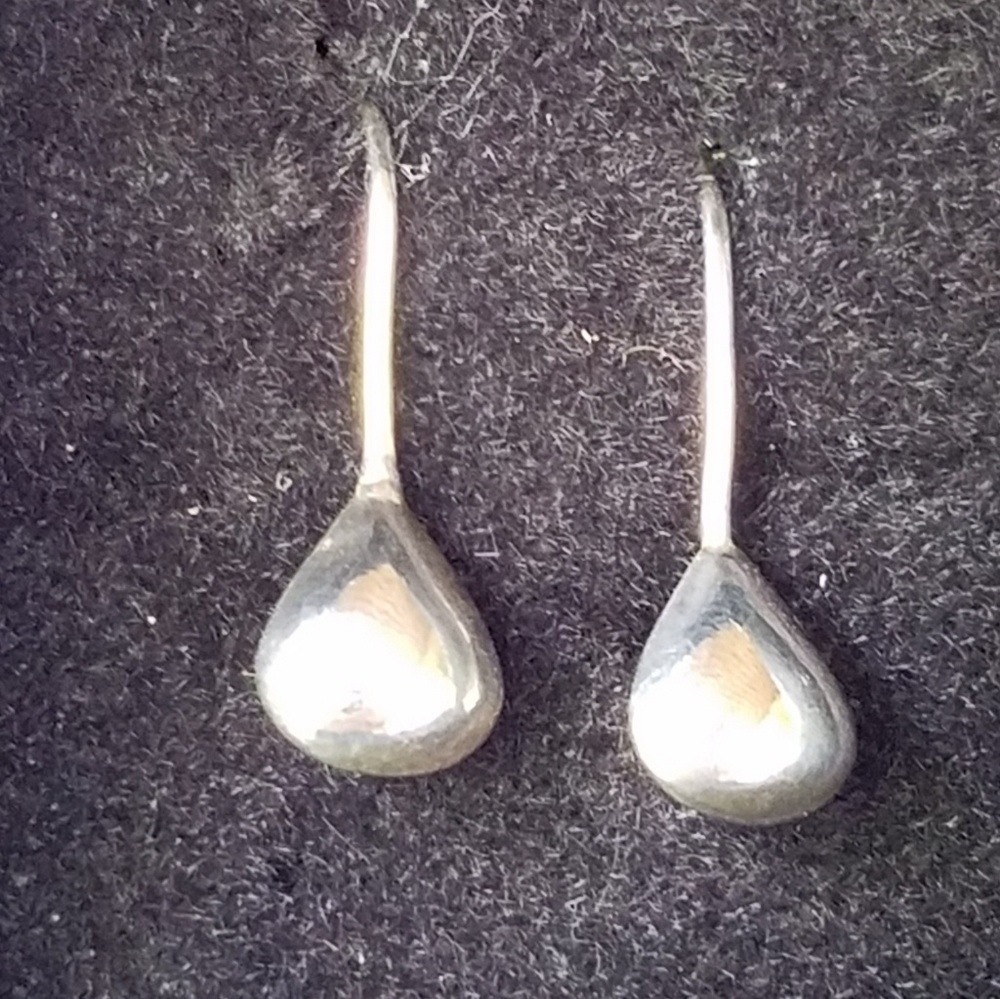 Sterling Silver Tear Drop Earrings - 2.2 cm